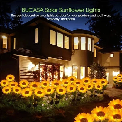 GardenRadiance – Solar Sunflower Lights that Transform Your Garden into Magical Light [50% Discount]