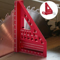 Multi-Angle Measuring & Scribing Tool with Laser-Engraved Scales