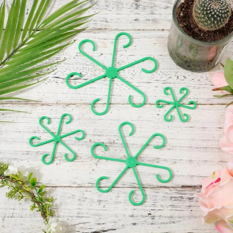 Plant Support Clips for Stems and Vines – 4 Sizes Set