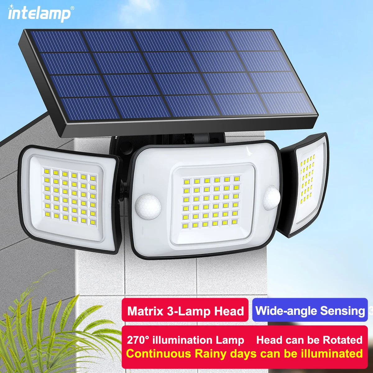 SolarShine™ – Solar-LED Motion Sensor for Bright Security Light Without Electricity [50% Discount]