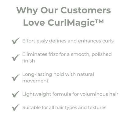 CurlMagic™ – Instant Transformation of Frizz into Silky Curls All Day [1 + 1 Free]