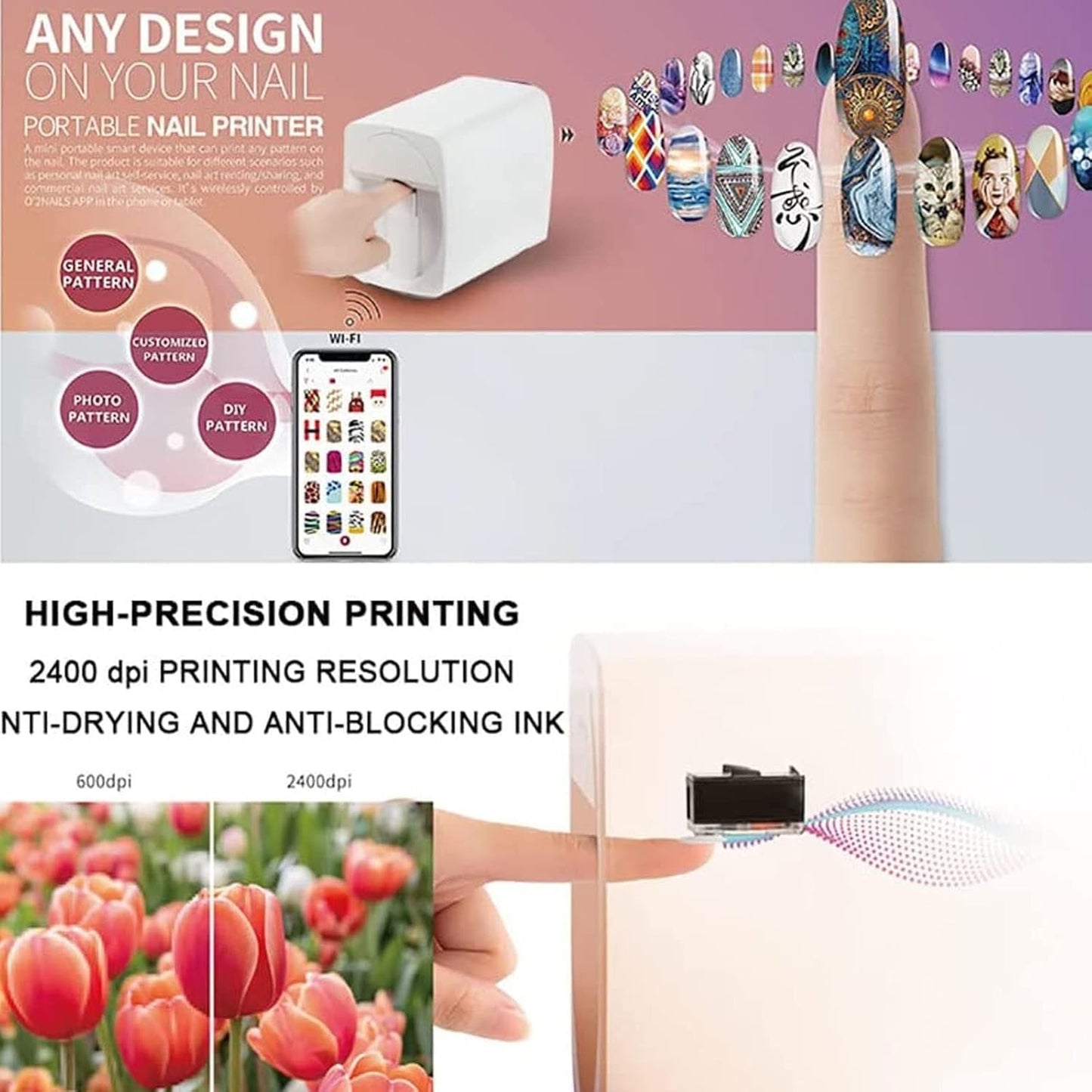 Nail Printer Machine | Custom Photo Nail Design Device | Nailora