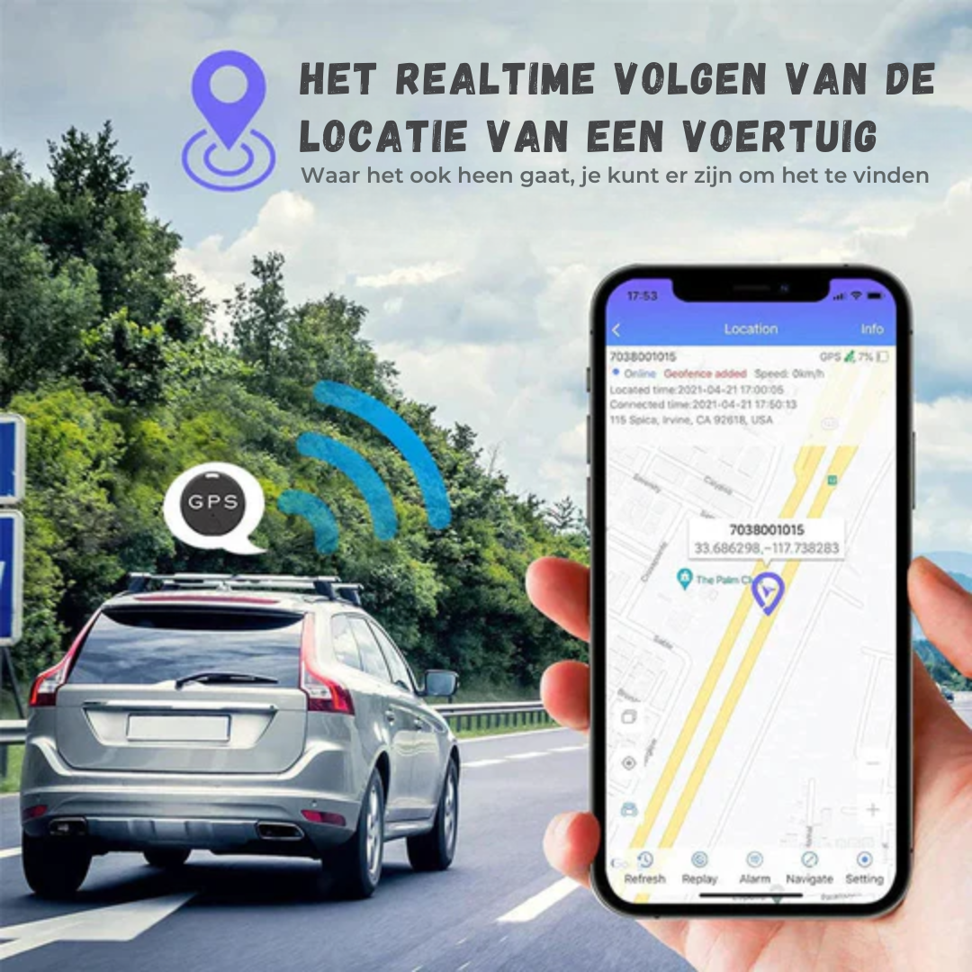 MagnoTrack™ – Magnetic mini GPS tracker for easy tracking & security real time monitoring [1 + 1 Free]