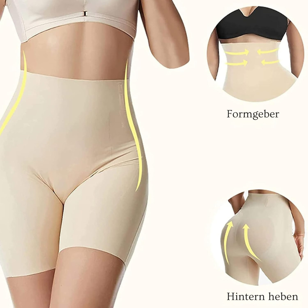 Seamless Body Shaping Shapewear with Butt-Lifting Zone for Women