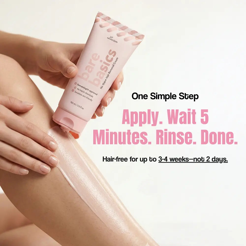 Gentle Hair Removal Cream with Vitamin E & Provitamin B5 for Smooth Skin