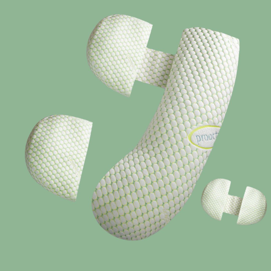H-Shaped Pregnancy Pillow with Split Design for Sleeping & Nursing