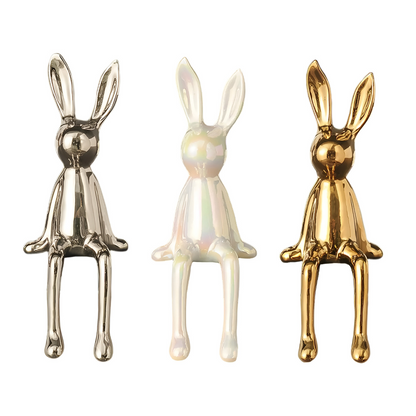 BunnyLuxe – Elegant Ceramic Rabbit for Stylish Home Décor [50% Off]
