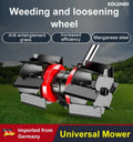 Garden Soil Loosener with Leverage Wheel System for Effortless Digging