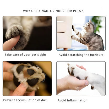 ClawCare™ – Anti-Stress Nail Grinder for Your Pet for Safe & Stress-Free Nail Care [50% Off]