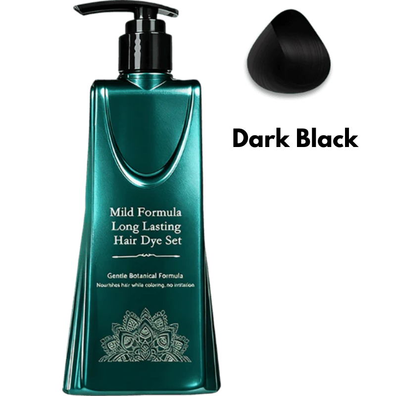 Ammonia-Free Black Hair Dye – Plant-Based Natural Formula (160 ml)