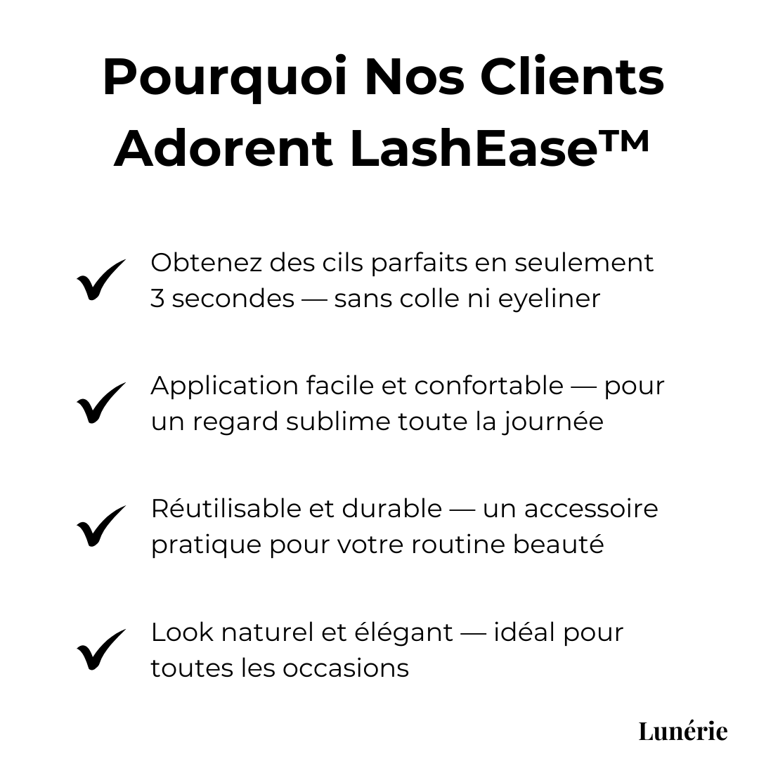 LashEase – Self-Adhesive Faux Lashes for a Natural and Effortless Application with Ease [50% Off]