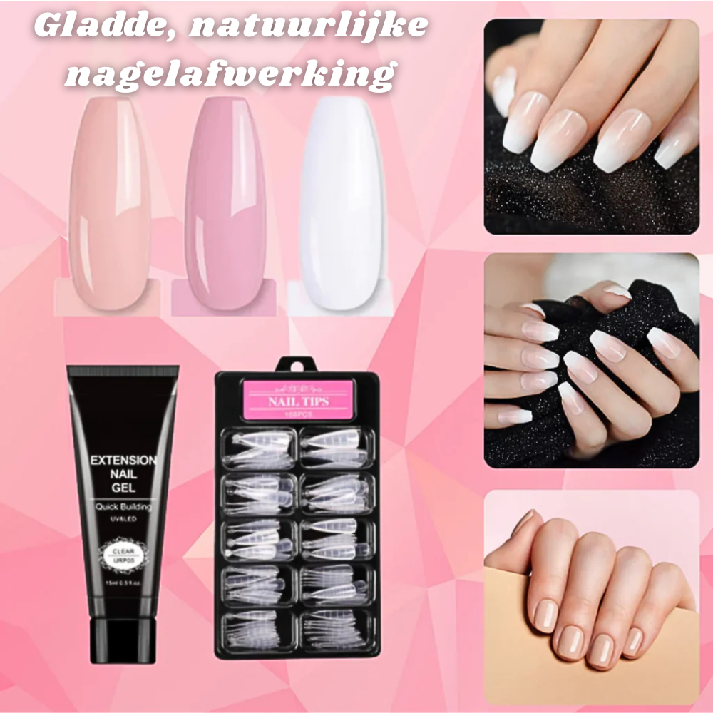 Gelora™ – DIY Professional Polygel Nail Set for Creative and Long-Lasting Results [50% Discount]