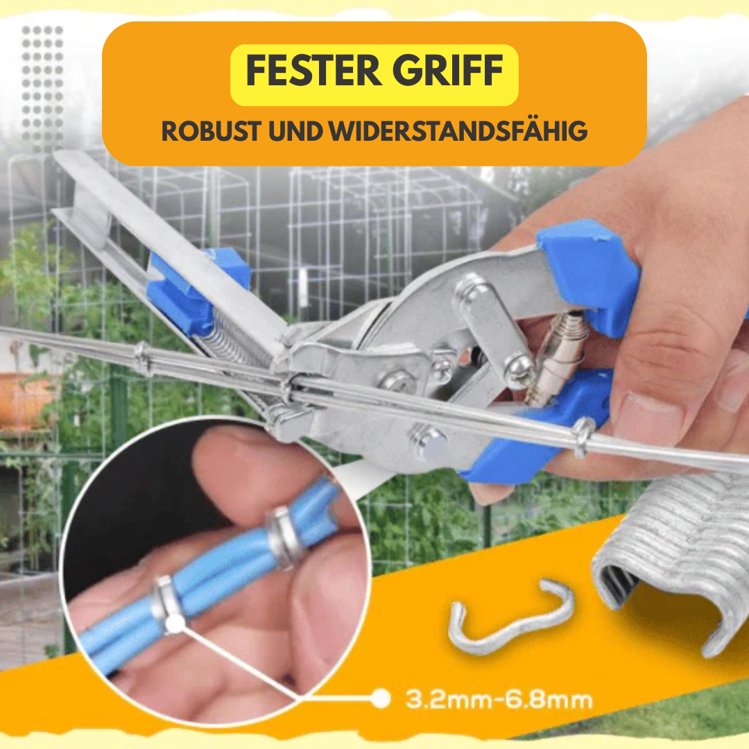 Nail Ring Pliers for Cage Assembly with 600 Clips – 65Mn Steel