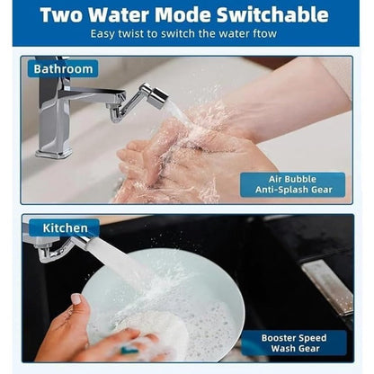AquaRotate™ – 1440° Rotatable Faucet Attachment for Flexible and Comfortable Washing [50% Off]