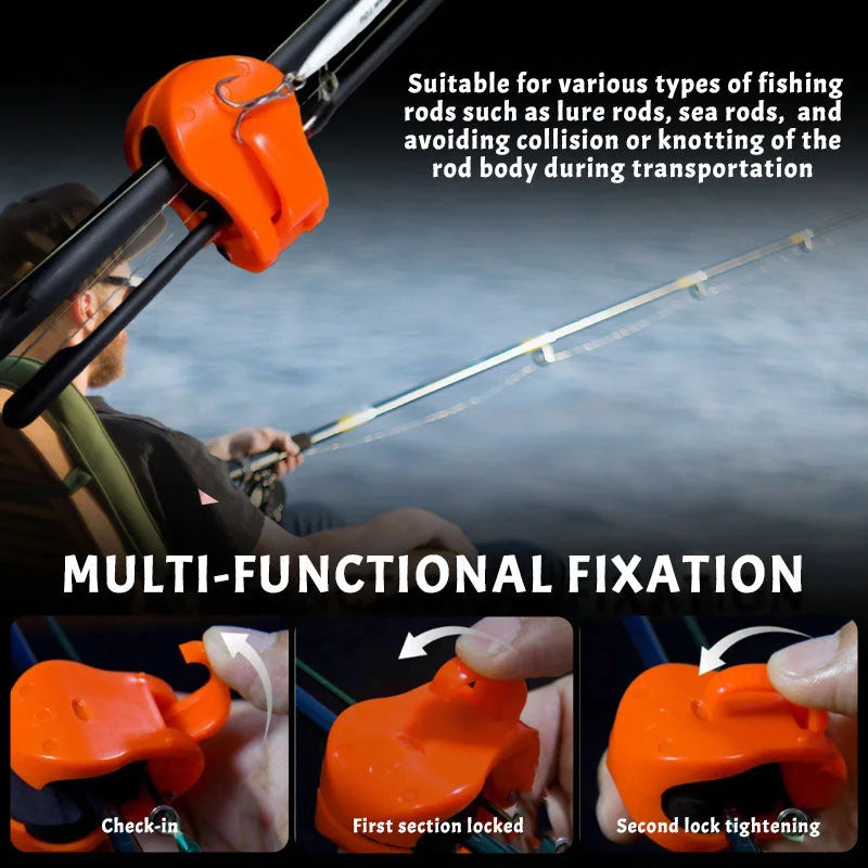 RodHolder™ – Elastic, shock-absorbing strap for secure & strong hold [1 + 1 Free]
