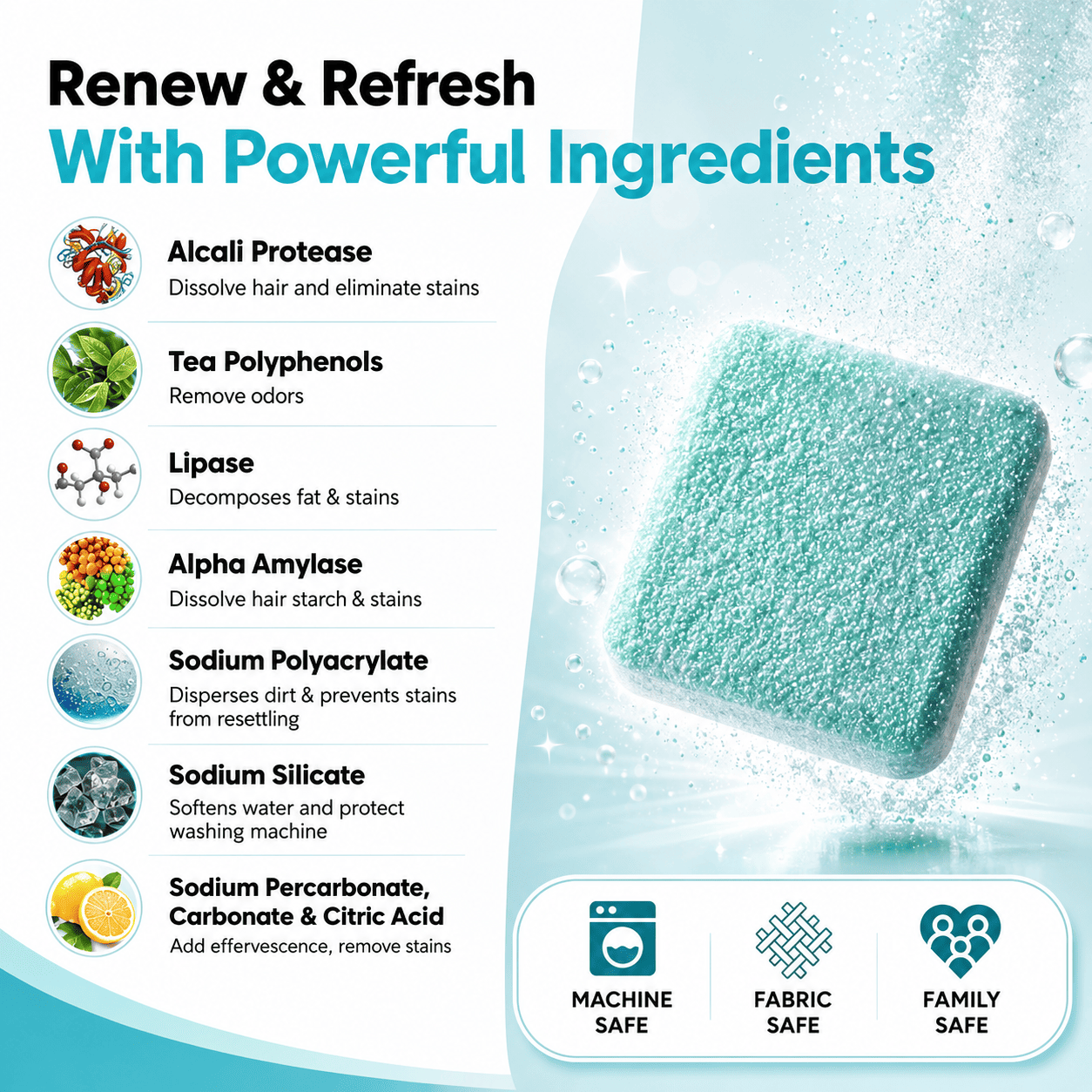 FreshCycle – For a Hygienically Clean Washing Machine & Fresh-Smelling Laundry | 50% Off