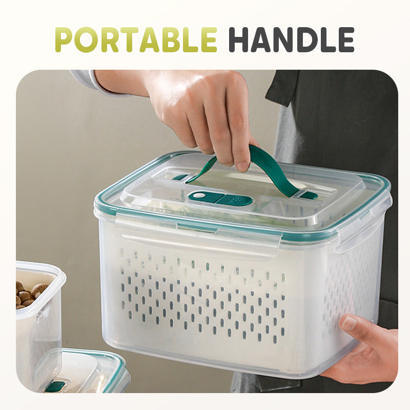 Airtight Food Storage Containers with Silicone Seal – Stackable Set