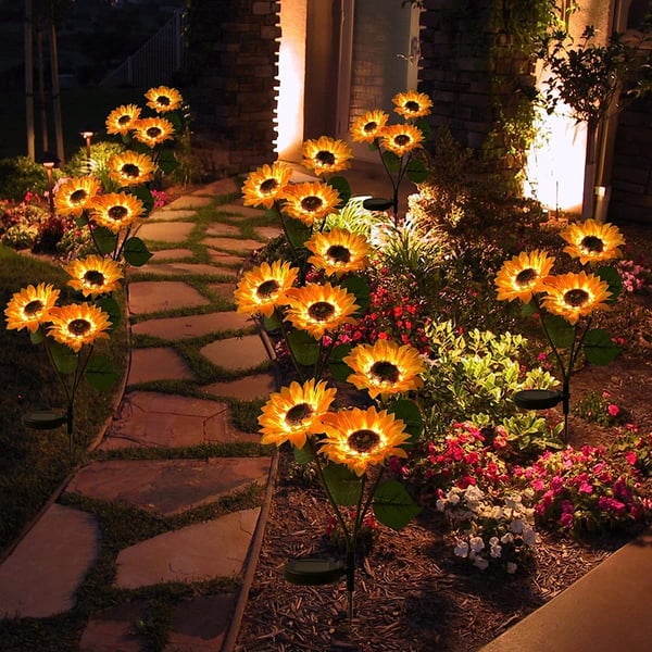 GardenRadiance – Solar Sunflower Lights that Transform Your Garden into Magical Light [50% Discount]