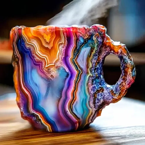 AuraStone – Handcrafted Mineral Stone Coffee Mugs Made from Real Crystal [50% Off]