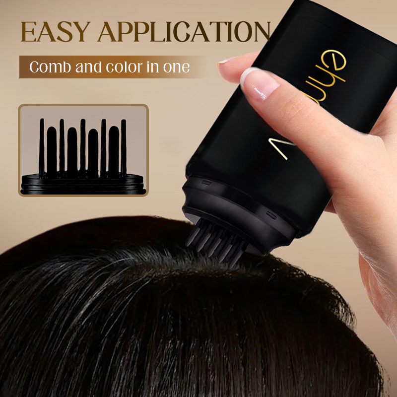 Instant Gray Hair Coverage Comb Applicator for Natural Results