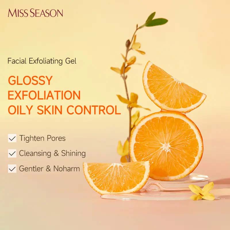 Enzyme Peel Gel with Orange Extract for Gentle Skin Renewal