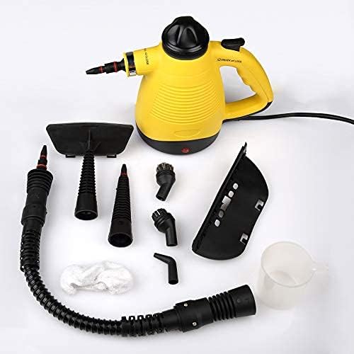 Handheld Steam Cleaner 1000W with 8 Attachments for Home