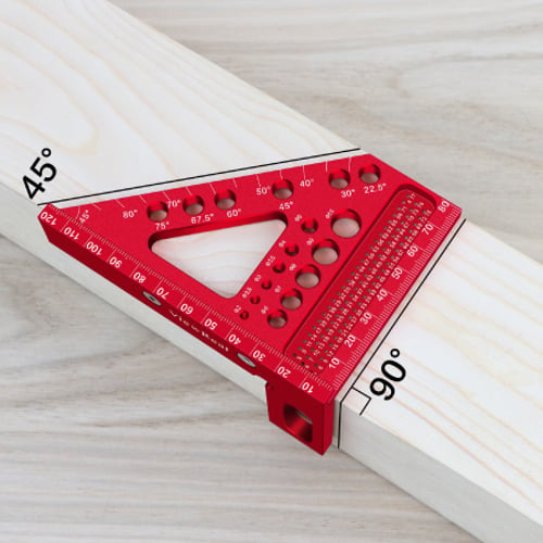 Multi-Angle Measuring & Scribing Tool with Laser-Engraved Scales