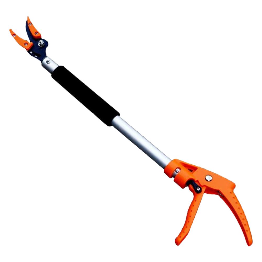 Adjustable Telescopic Branch Cutter with Spring-Assisted Mechanism