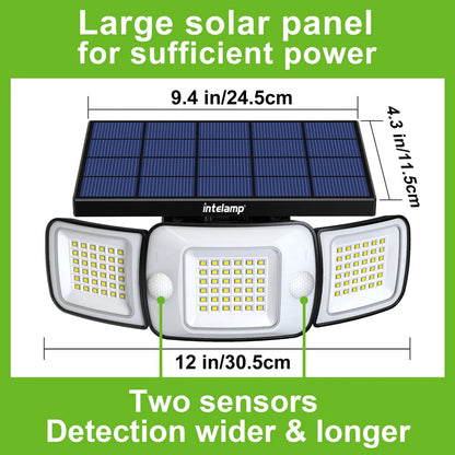 SolarShine™ – Solar-LED Motion Sensor for Bright Security Light Without Electricity [50% Discount]