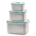 Airtight Food Storage Containers with Silicone Seal – Stackable Set