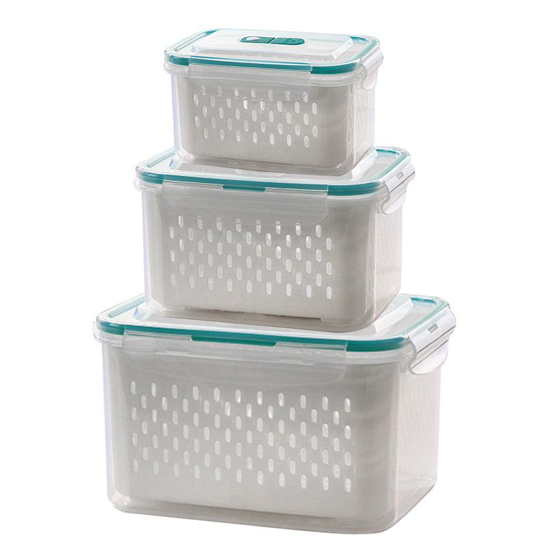 Airtight Food Storage Containers with Silicone Seal – Stackable Set