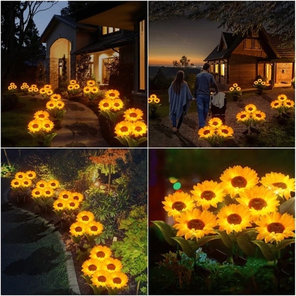 GardenRadiance – Solar Sunflower Lights that Transform Your Garden into Magical Light [50% Discount]