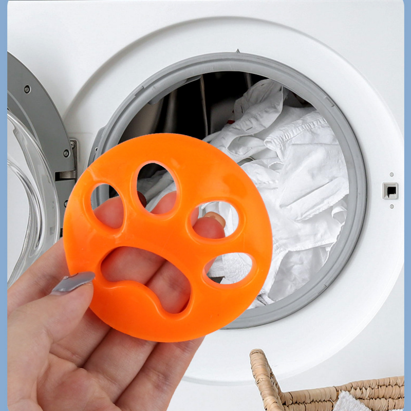 Reusable Silicone Pet Hair Remover for Washing Machine & Dryer (4 Pack)
