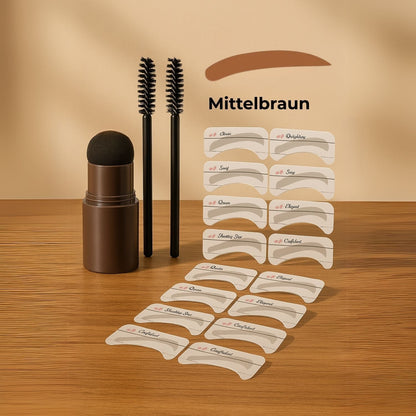 BrowStamp™ – Perfect eyebrow stamping styling set for effortlessly defined eyebrows [50% Off]