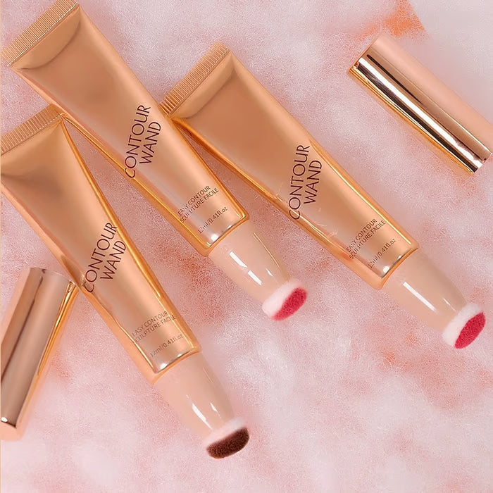 Double-Sided Contour and Blush Stick with Built-In Applicator