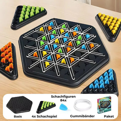 KnotLogic – Strategic Chain Triangle Chess Board Game | 50% Off