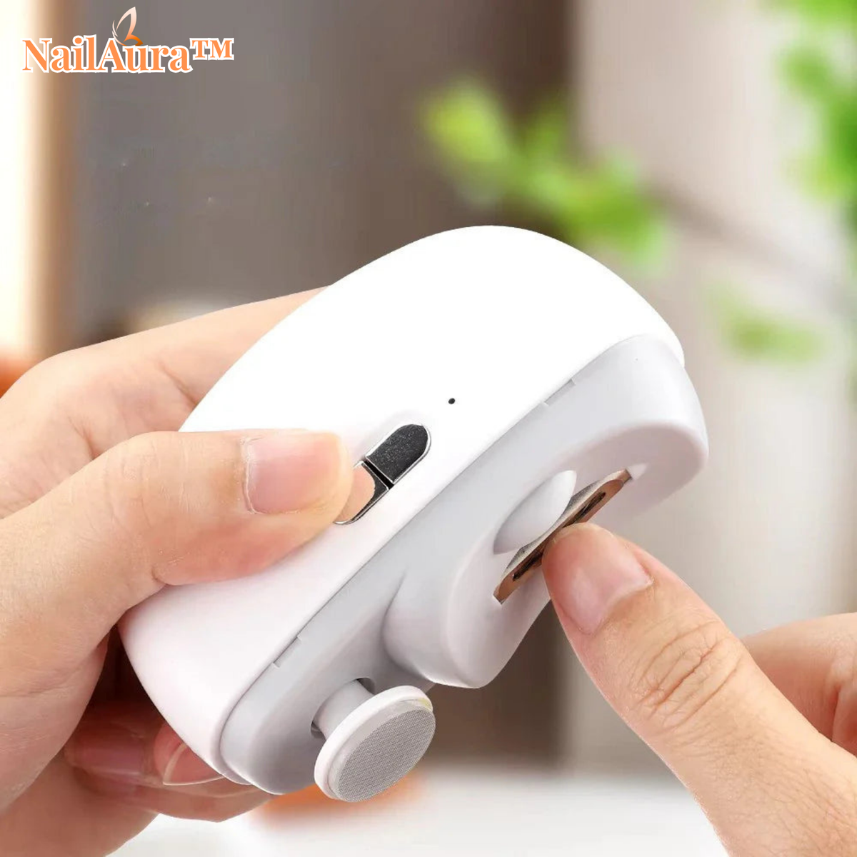 Electric Nail Clipper with Built-In File & Collection System