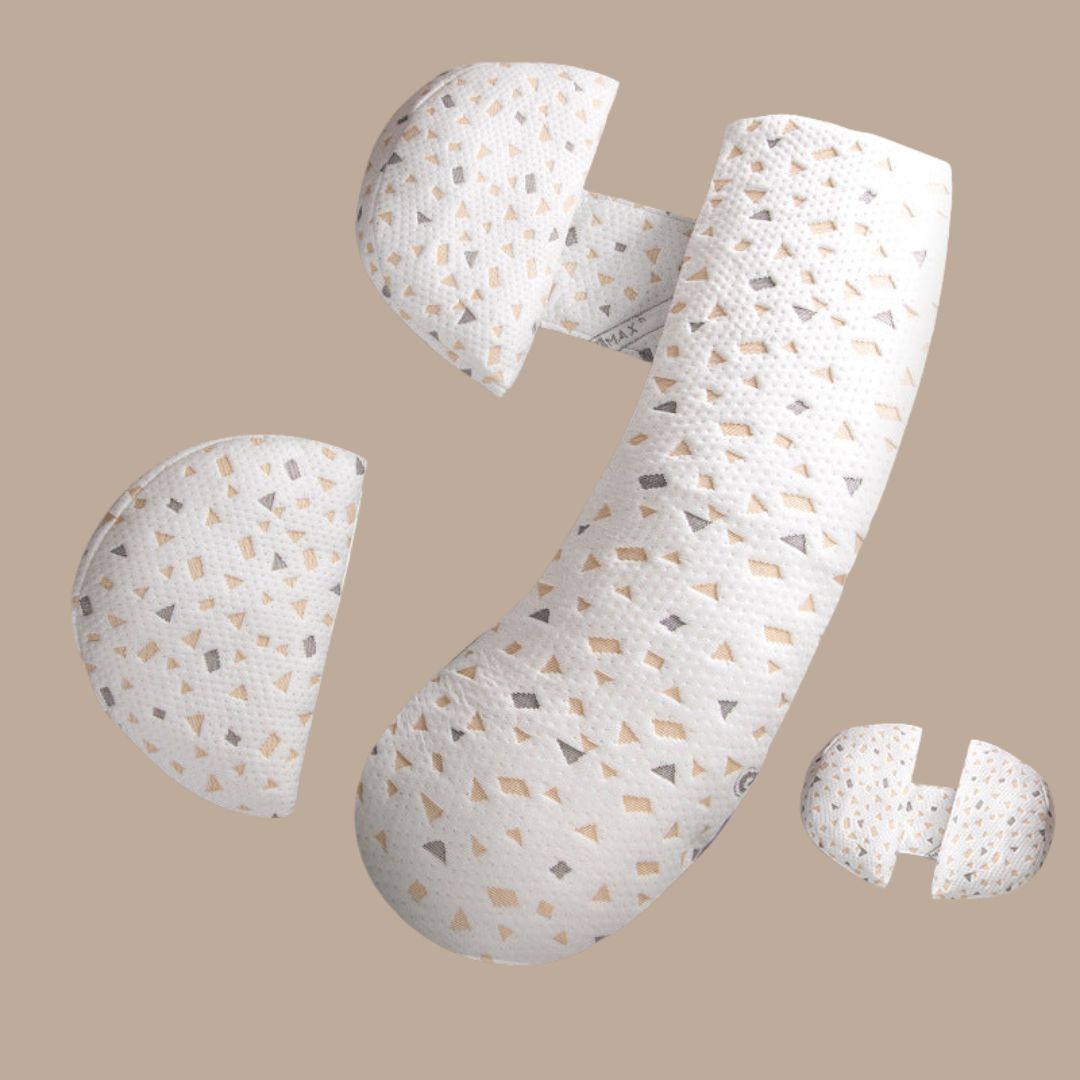 H-Shaped Pregnancy Pillow with Split Design for Sleeping & Nursing