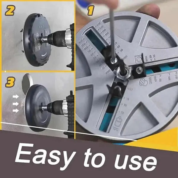 Adjustable Hole Cutter Drill Bit 45-130mm for Drywall & Softwood