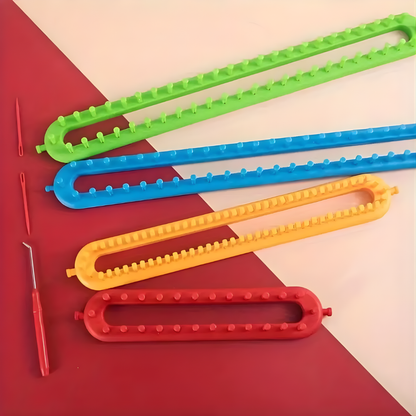 KnitEase– Loom Knitting Set for Creative and Easy Knitting Projects at Home [50% Off]