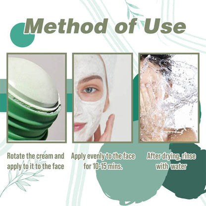 DermaTea – Deep Cleansing Green Tea Mask Stick for Pore-Clear Skin [1 + 1 Free]