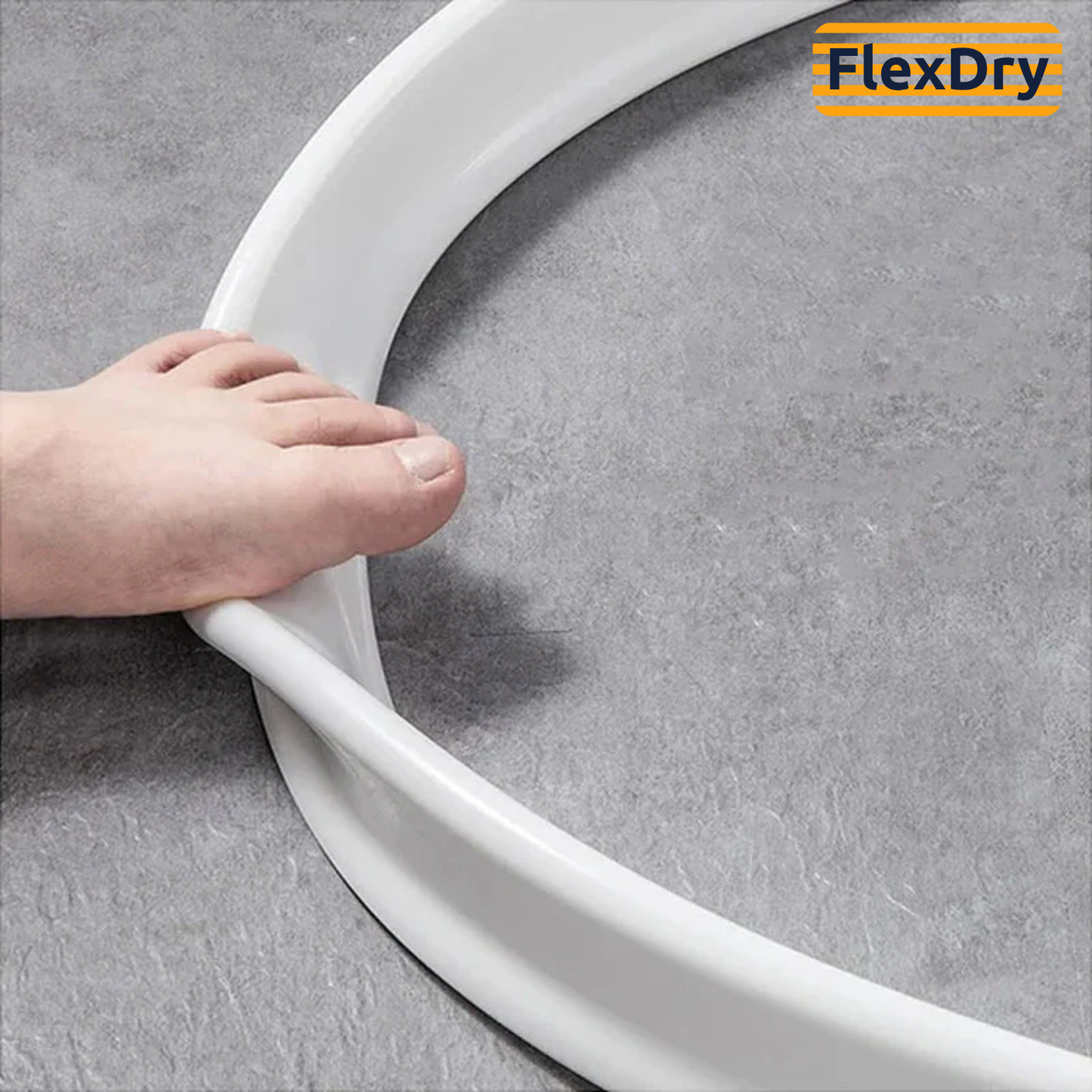 FlexDry – Silicone Shower Seal for Effective Water Protection in the Bathroom [50% Discount]