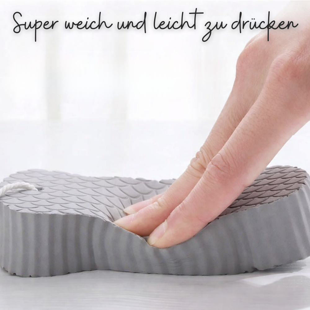 Gentle Exfoliating Sponge for Sensitive Skin – Chemical-Free Body Scrub