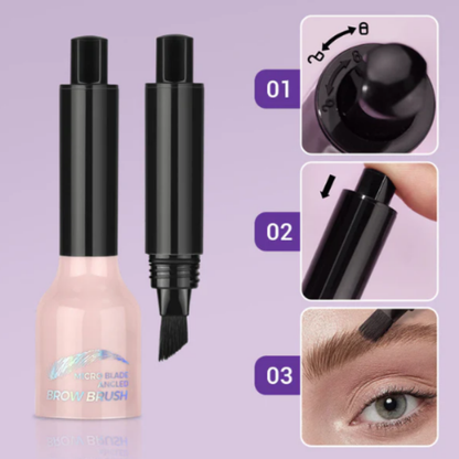 BellaBrow™ – Angled brush & liquid gel eyebrow pencil for perfect eyebrows [50% discount]