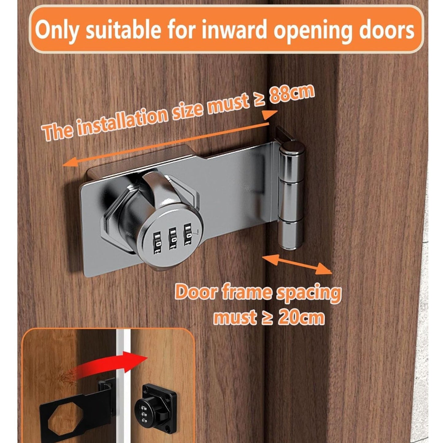 SecureLock™ – Keyless Combination Door Lock with 1,000 Code Options [50% Off]