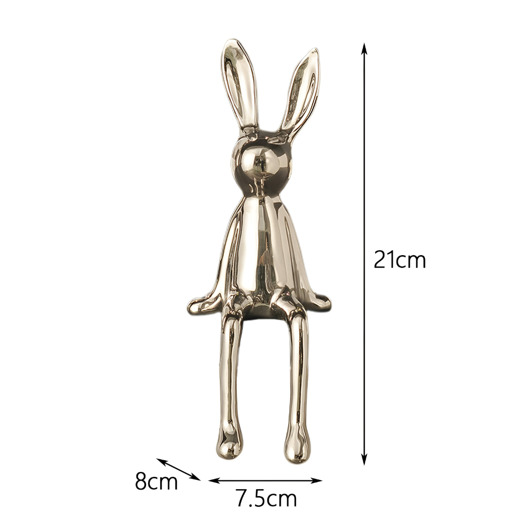 BunnyLuxe – Elegant Ceramic Rabbit for Stylish Home Décor [50% Off]