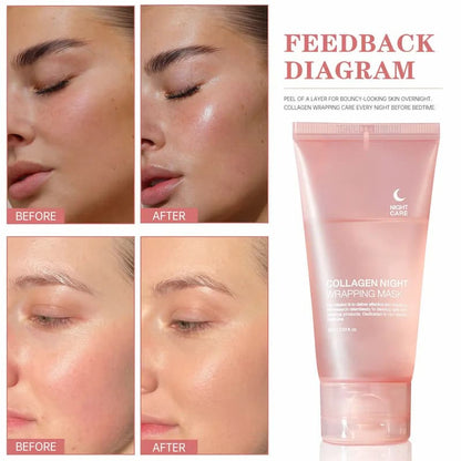 CollaBloom™ – Night Collagen Mask for Rejuvenated, Radiant & Supple Skin [50% Off]
