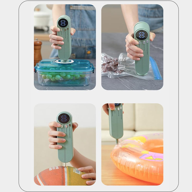 Wireless Portable Vacuum Sealer for Food Storage & Freshness