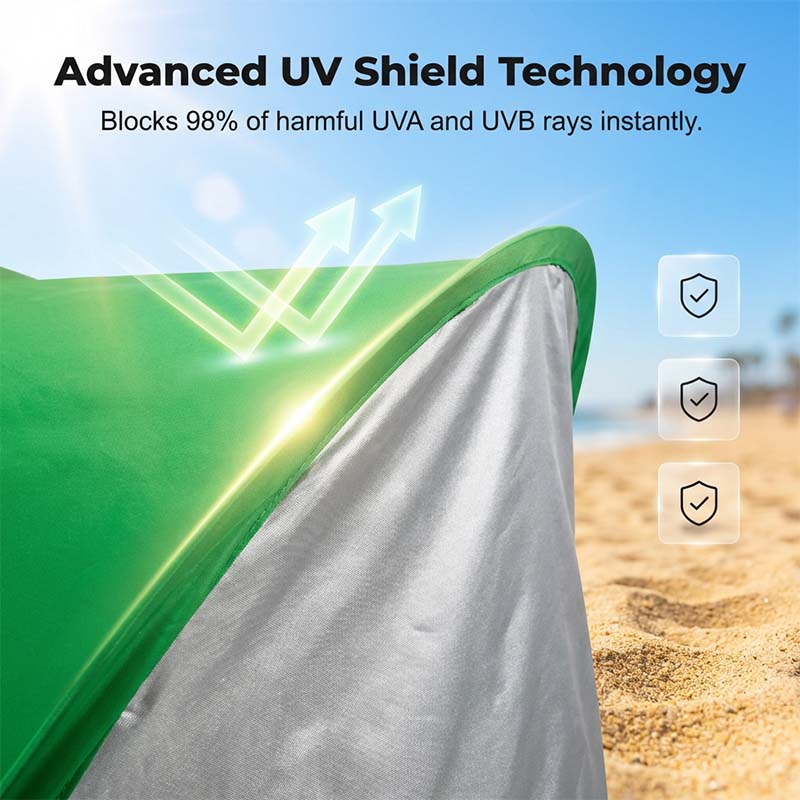 Pop-Up Beach Tent with UV Protection – Instant Shade Shelter