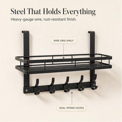 DoorStore – More Storage Space Without Drilling or Tools [50% Off]